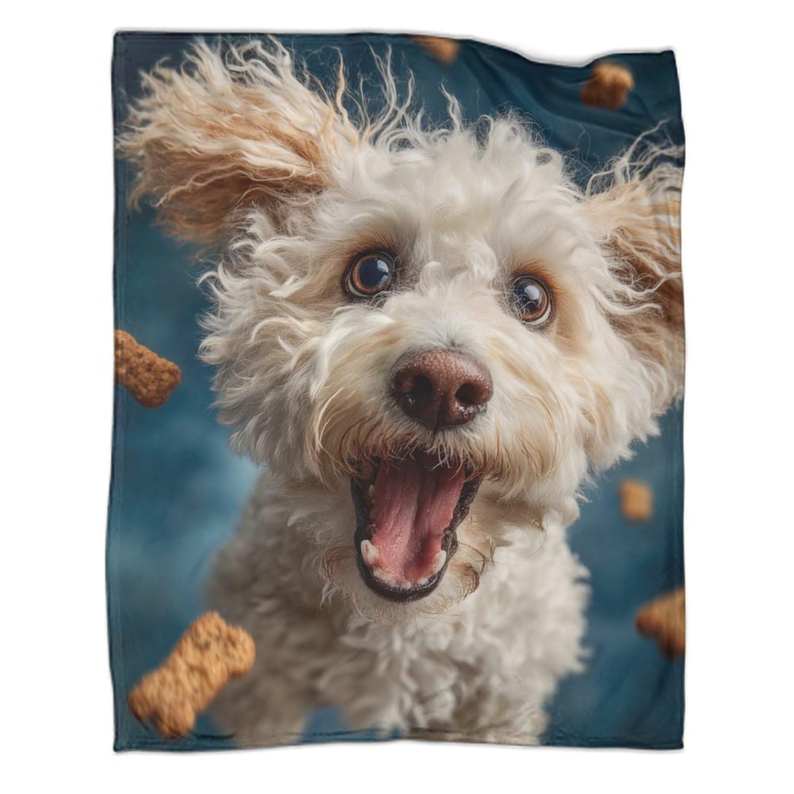 Couverture polaire Westie en flanelle de qualité supérieure au fini peluche