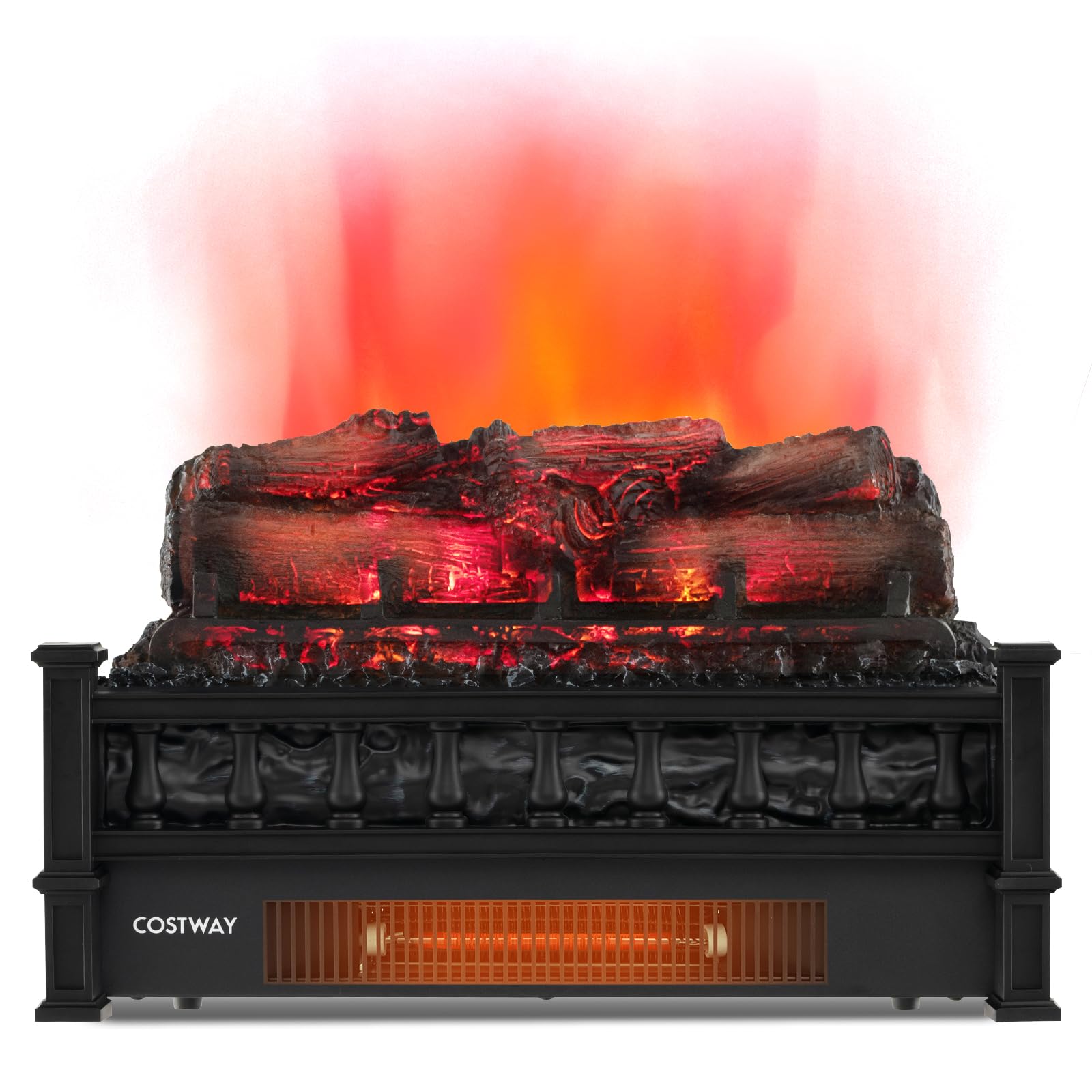Tangkula 20 Inch Electric Fireplace Log Set Heater with Adjustable Temp,  Overheating Protection, Realistic Pinewood Ember Bed, Infrared Quartz  Electric Fireplace Insert for Home u0026 Office Decor, 1500W : Amazon.ca: Tools  u0026