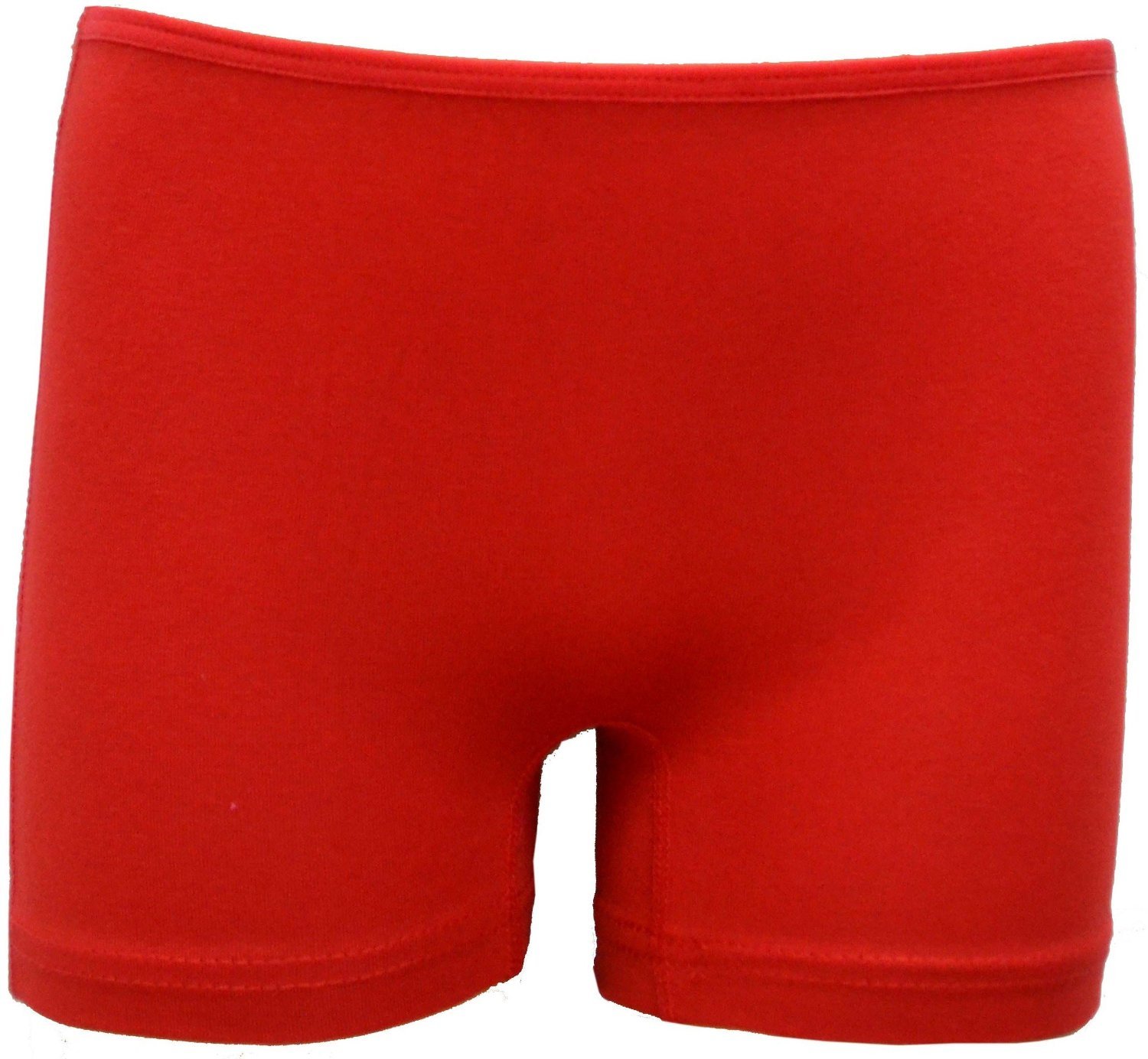 elegance1234 Girl's Cotton Lycra Stretchy Boxer Shorts for Schools Sport&Under School Skirt***Same Day Posting*** (3-4 Years, RED)