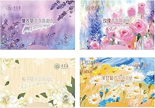 4 Pack Blotting Paper 400 Sheets Oil Blotting Sheets for Face Portable Blotting Paper Oily Skin Unisex Oil Absorbing Sheets for Oily Skin Care Oil Blotting Sheets Remove Excess Shine