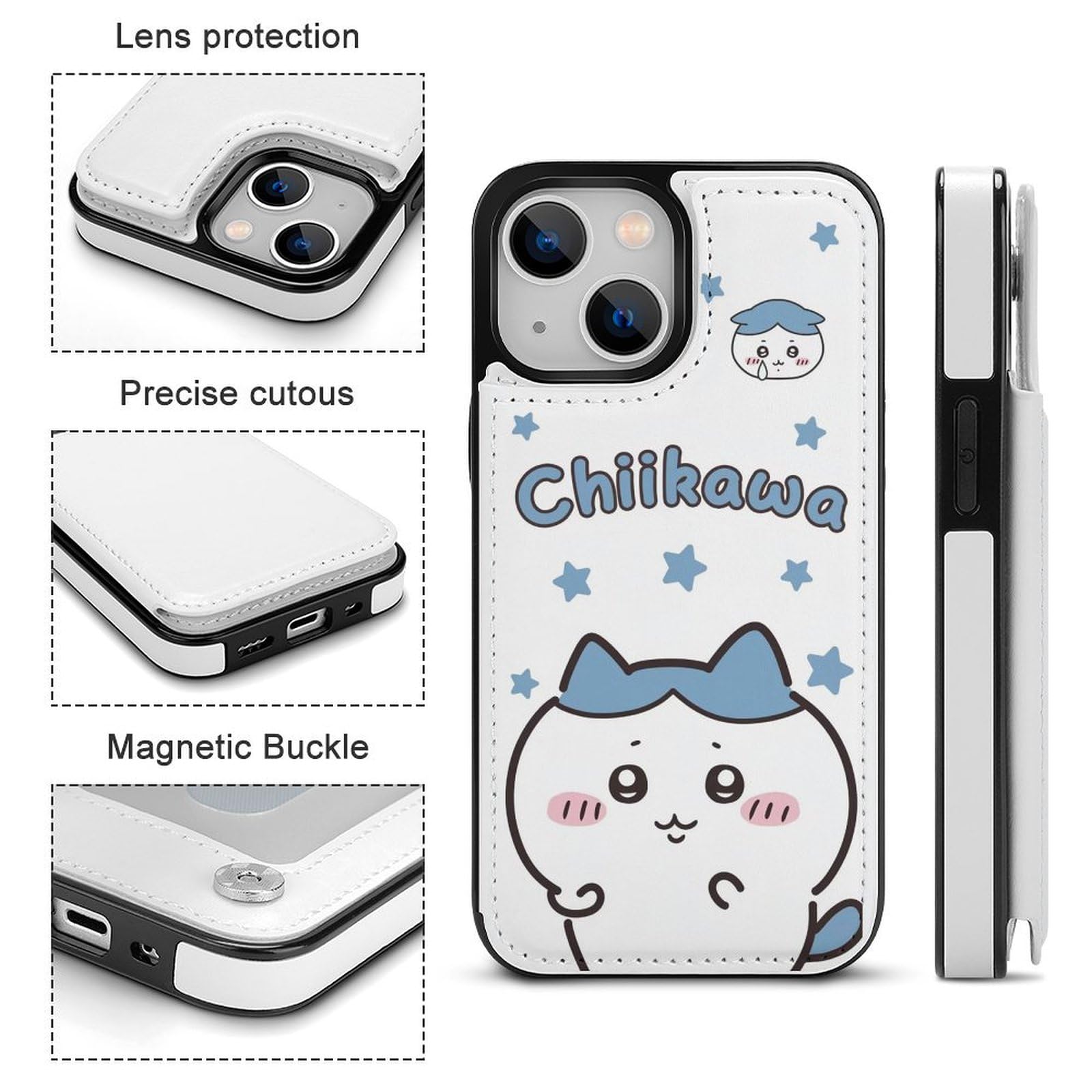 Amazon.co.jp: 【iPhone16 Pro ケース】 ちいかわ ハチワレ 手帳型