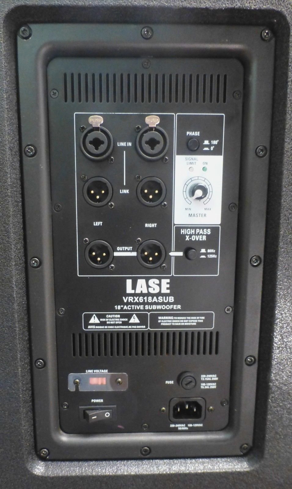 Amazon.com: ZXPC Lase VRX 618A Powered Sub Woofer Speaker