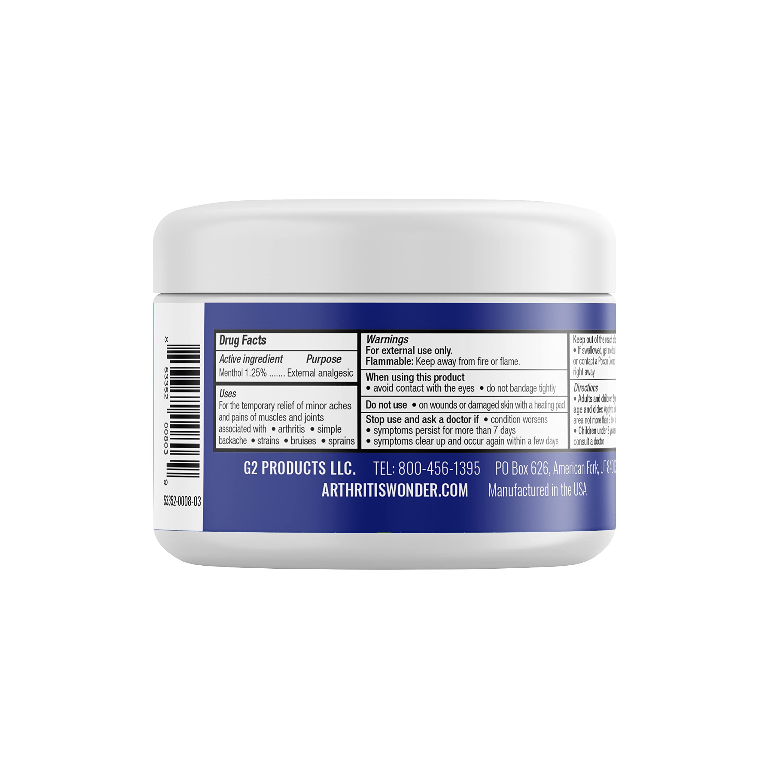 Buy Arthritis Wonder Pain Relief Cream, 8 oz Arthritis Pain Relief