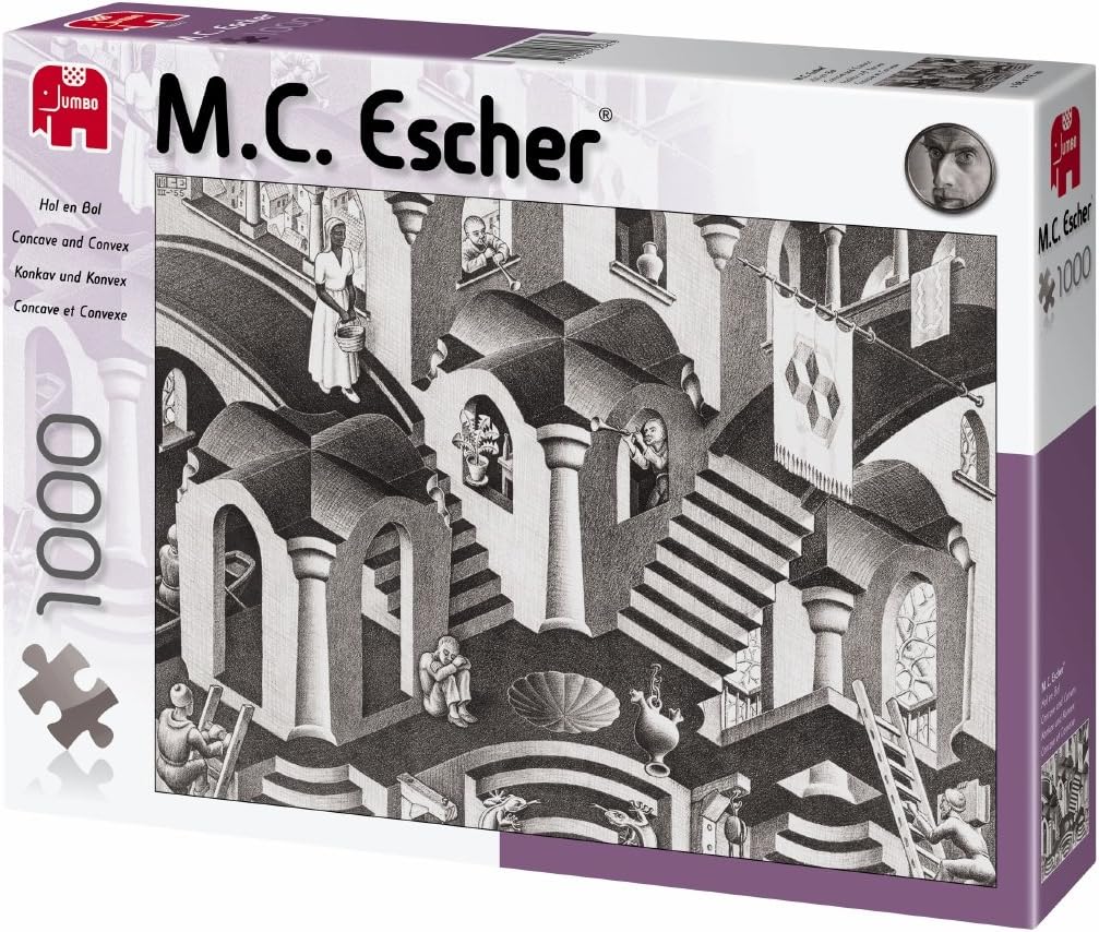 Escher Concave & Convex Jigsaw Puzzle (1000 piece)