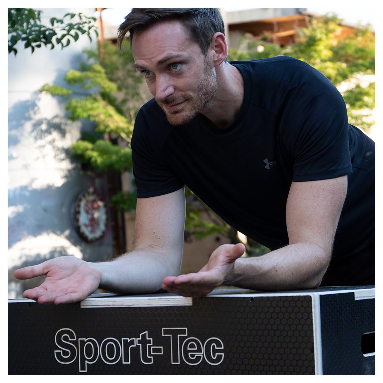 Sport-Tec Sprungtrainer 3-in-1 Plyo Box aus Holz, 75x60x50 cm
