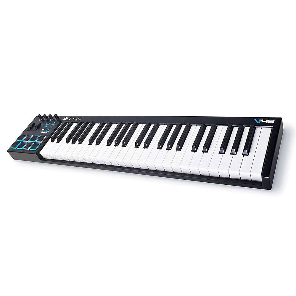 Alesis V49 USB MIDIキーボード Alesis V49 - 49 Key USB MIDI Keyboard Controller with 8