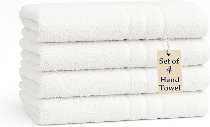 24-Piece Premium Towel Sets for Bathroom - 100% Cotton Bath Towels, 2 Bath Sheet, 2 Gym Towels, 2 Bath, 4 Fingertip, 6 Hand, 8 Washcloth, Hotel & Spa-Quality Design, Soft, Easy to Wash – Cool Grey