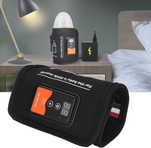 Miniatura 9 de Sanpyl Calentador de biberones de leche, alimentado por USB, bolsa de calefacción para biberones de bebé, calentador de leche materna de viaje con