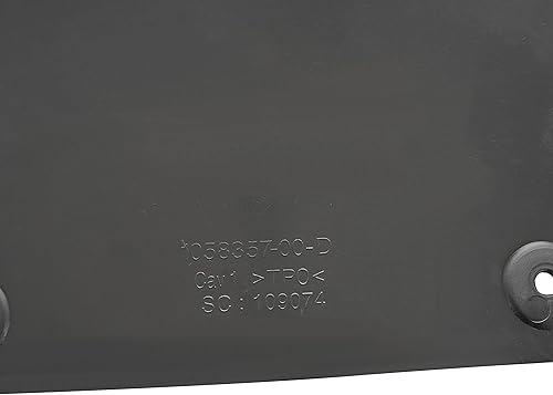 Miniatura 6 de KARPAL Cubierta de enganche de remolque para difusor de parachoques trasero para Tesla Model X 1058357-00-D 2016-2021