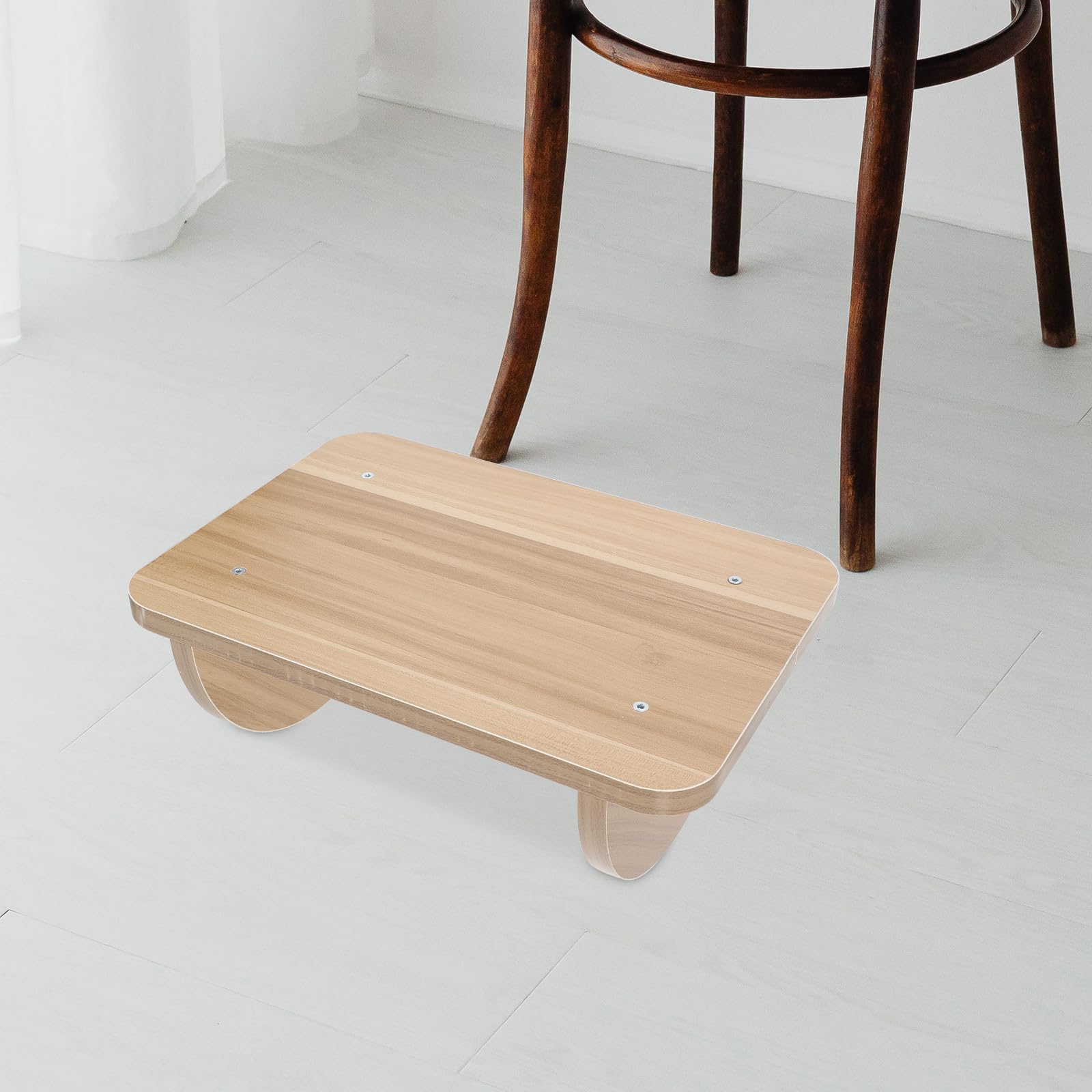 SOLUSTRE Reposapiés Textura Confiable y Alivio de Presión para Oficina de Madera Debajo del Escritorio Taburete Simple Color Aleatorio Adecuado para Casa y Trabajo