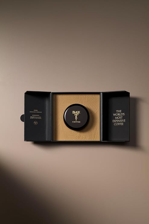 Black Ivory Whole Bean Coffee - The Worlds Only Elephant-Refined Exotic Coffee Beans Ethically Sourced, Single Origin Coffee Made in Thailand - Smooth, Low Acid, Distinctive - 1 Pack, 1.4 oz