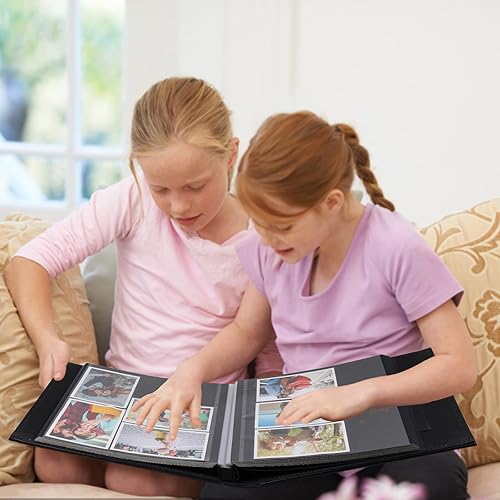 Miniatura 7 de RECUTMS Álbum de fotos autoadhesivo, 60 páginas, álbum de fotos de bricolaje con páginas adhesivas con capacidad para fotos de 3 x 5, 4 x 6, 5 x 7,