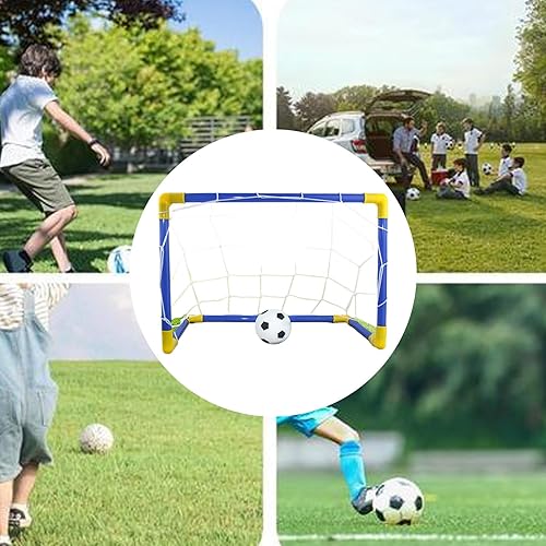 Miniatura 4 de Red de fútbol  Portería de fútbol plegable portátil  Red de fútbol  Objetivo de entrenamiento de fútbol para niños, juego deportivo al aire libre,