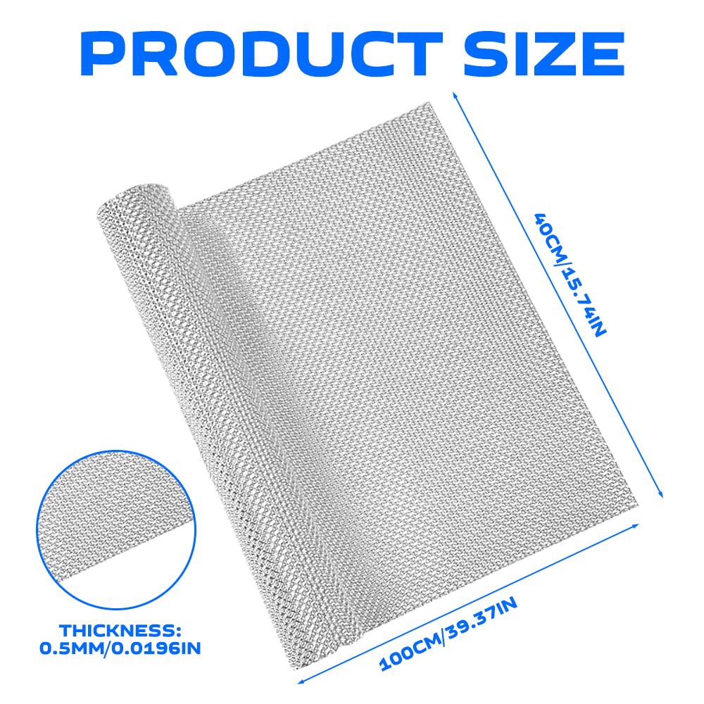 Isolante Termico Alte Temperature per Auto, 100x40cm Lamiera di Protezione dal Calore In Alluminio, Kit di Riparazione Della Lamiera di Protezione dal Calore per Auto Isolamento
