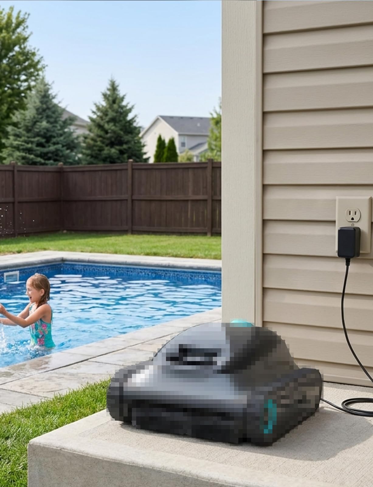 Mellbree 16.8V Ladegerät für Aiper Scuba S1 E1 Poolroboter Reiniger | 2M Ersatz-Netzkabel für Automatische Poolsauger Staubsauger, Sicheres & Effizientes Laden