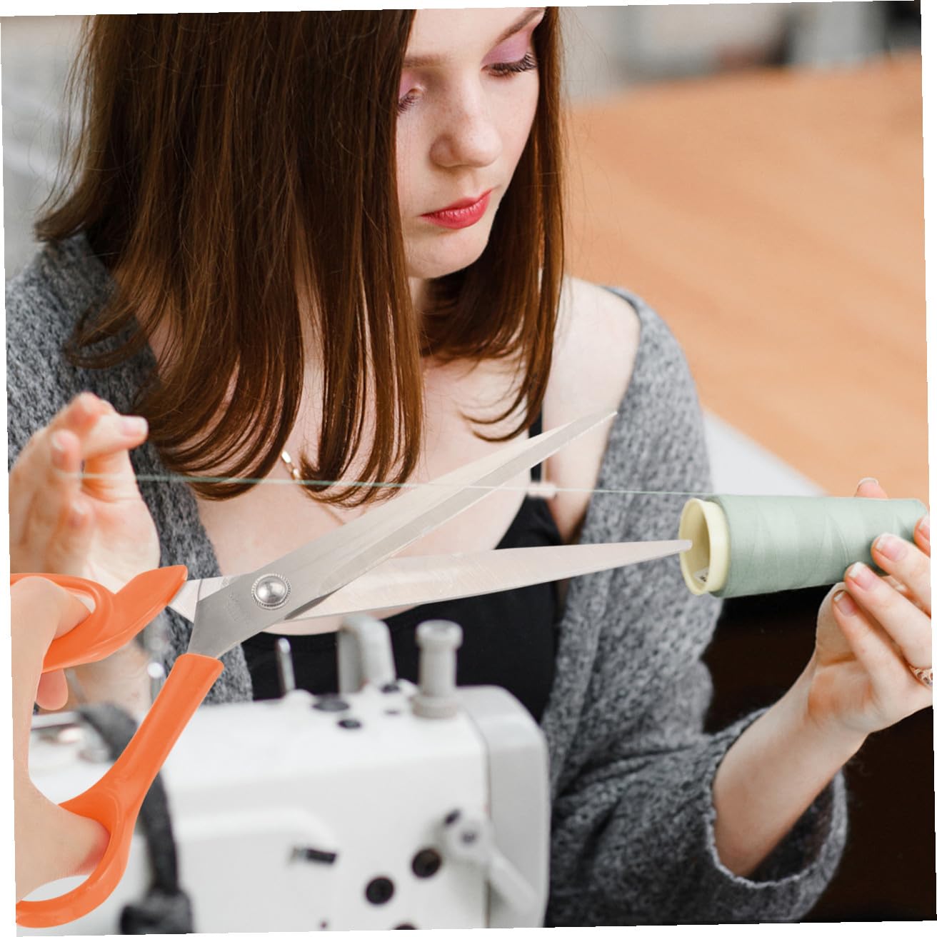 jojofuny 5 Pièces Ciseaux à Tissu Professionnel Ciseaux De Tailleur Couturières Mignons Petits De Couture En Vrac Tissu Couture Acier Inoxydable