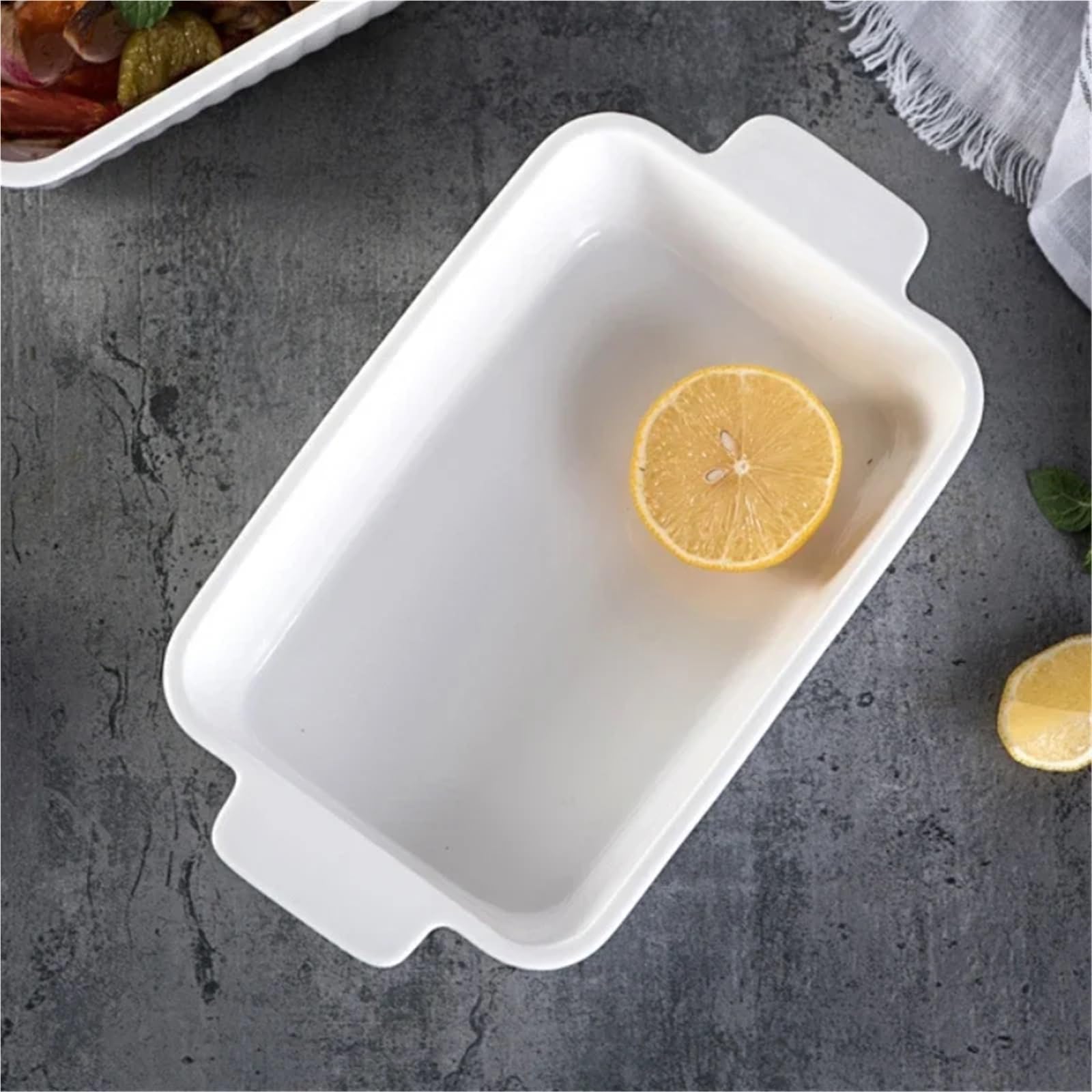 Platos de Porcelana, Accesorios de Cocina, Utensilios for Hornear, Pan, Bandeja de cerámica for Hornear, Utensilios de Cocina, Herramientas, aparatos, Horno para ReposteríA(L)