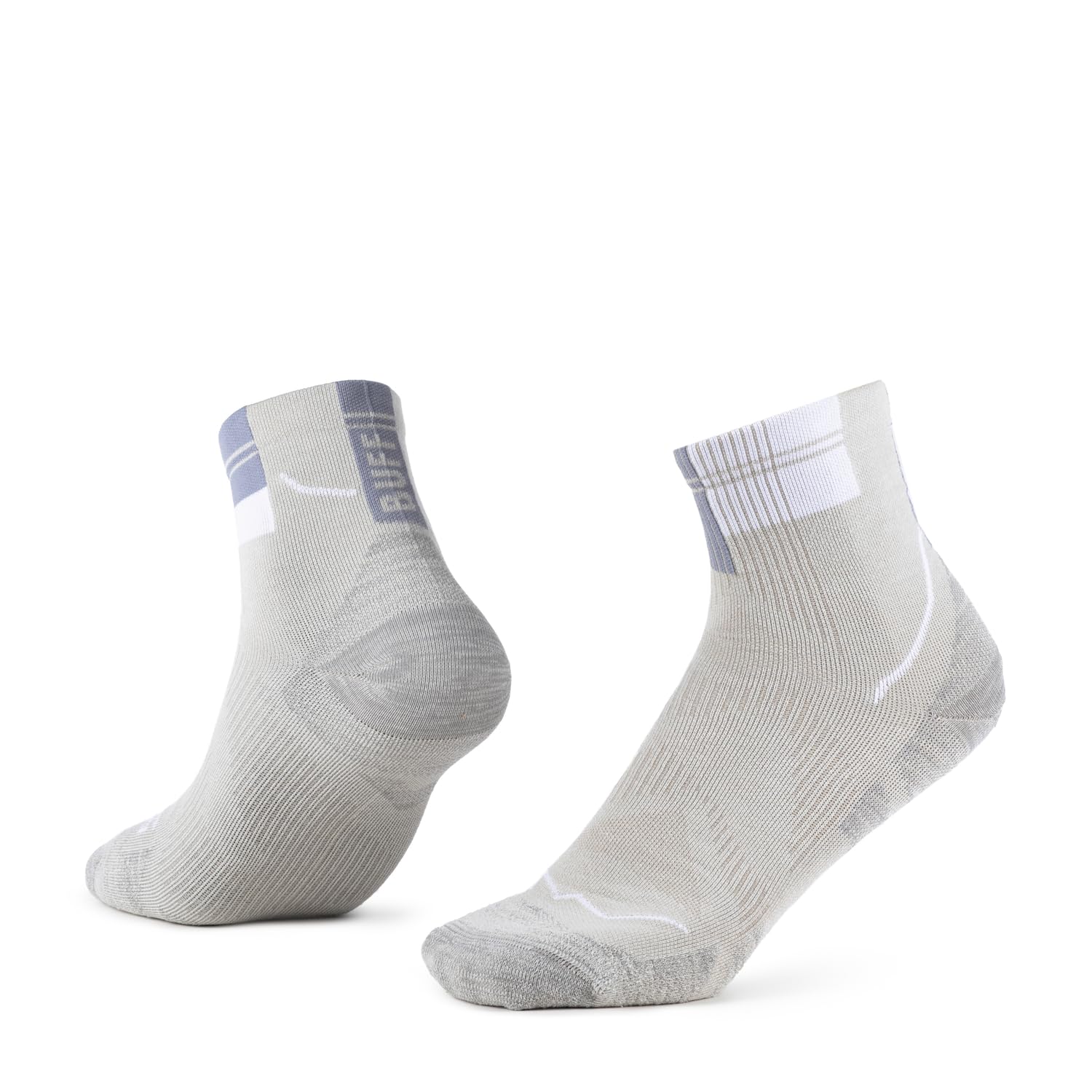Buff®| Socks Coolnet Quarter Fresh, Odor-Control, Breathable, Comfortable, Sports, Compression S Sand