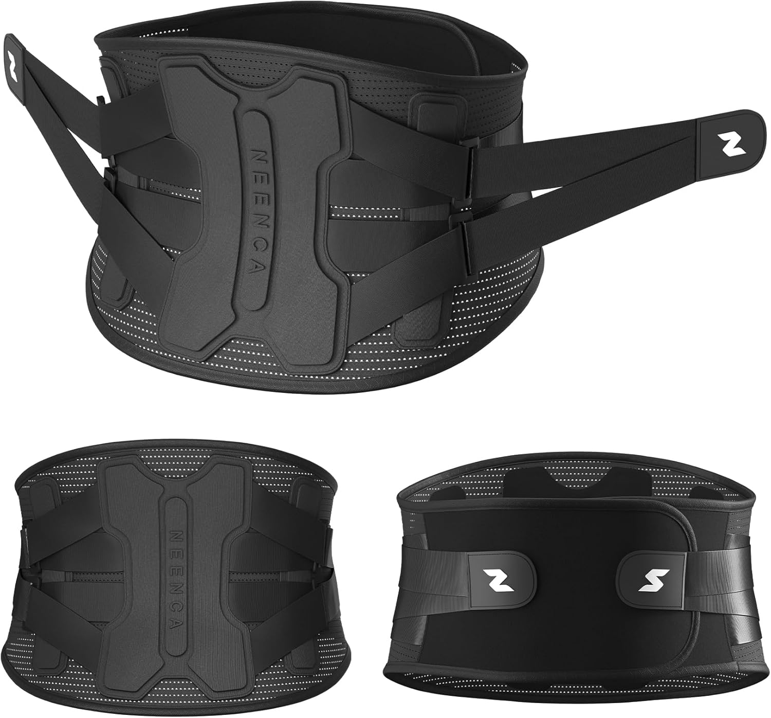 NEENCA Back Brace for Lower Back Pain Relief with Bionic Support System, Lumbar Support Belt for Women&Men with Lumbar Pad, Breathable 3D Knit Fabric for Herniated Disc, Sciatica, Scoliosis... -Black 71Jd2iIP4wL. AC SL1500