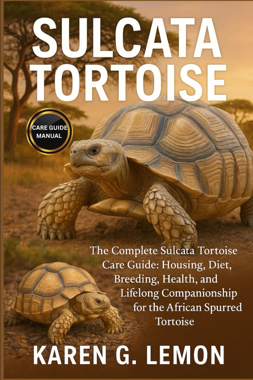 SULCATA TORTOISE: The Complete Sulcata Tortoise Care Guide: Housing, Diet, Breeding, Health, and Lifelong Companionship for the African Spurred Tortoise