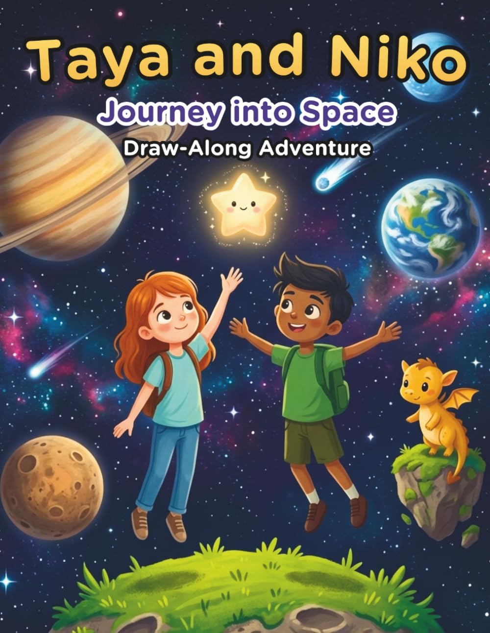 Taya and Niko : Journey into Space: Draw-Along Adventure