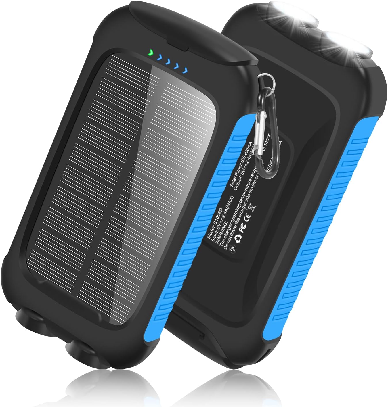 Luvknit PowerBankSolarCharger 10000mAh Power Bank