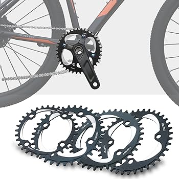 wuzei シマノ4アームクランク用 ナローワイドチェーンリング 42T ピンク Amazon | Funn(ファン) ソロ（Solo）ナローワイドチェーンリング