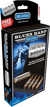 Hohner Blues Harp Harmonica 5 Pack C D E G A Major - M53305XP
