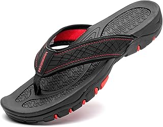 BWGHBH Men\'s sport Flip Flops Beach Sandals Comfort Casual Thong Indoor Outdoor Summer