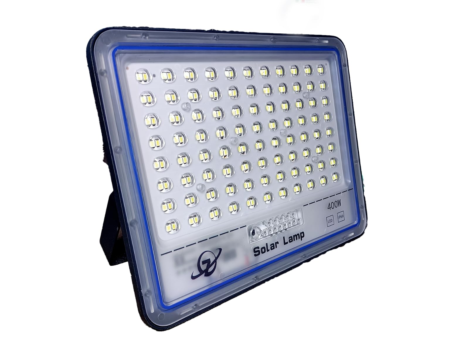 Generico FARO SOLARE 400W LED CON PANNELLO FARETTO CREPUSCOLARE TELECOMANDO IP66