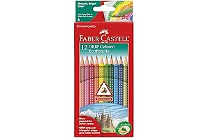 Grip Colored EcoPencils 12 Count: Vibrant Expression for Budding Artists