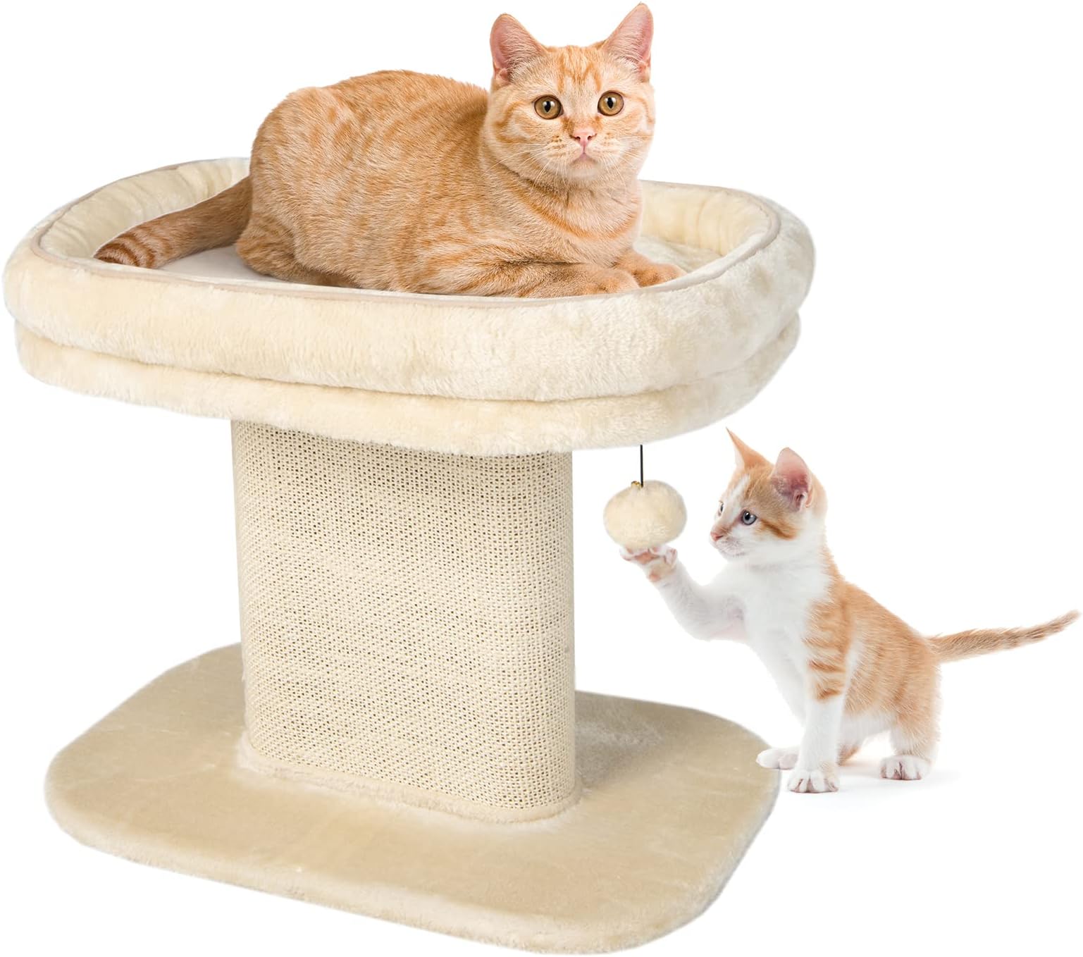 Go Pet Club 45" Tall Beige Cat Scratcher Cottage
