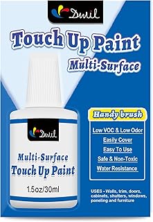 DWIL Multi Surface Touch Up Paint, Brush in Bottle, Quick Drying, Appliance and Porcelain, Paint pen for rental and home r...