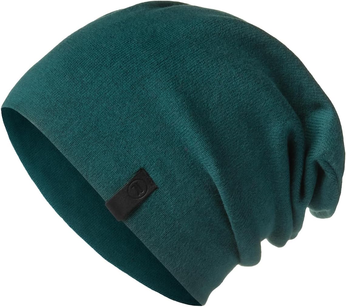 Warm Slouchy Beanie Hat - Deliciously Soft Daily Beanie in Fine Knit