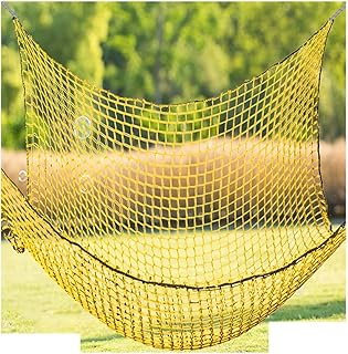 Tree House net Climbing Cargo Net Double Layers Kids Playground Net Double Layers Heavy Duty Backyard Net Bridge for Tree House Tree Fort Back Yard Customizable Size (Size : 3X4.5m)