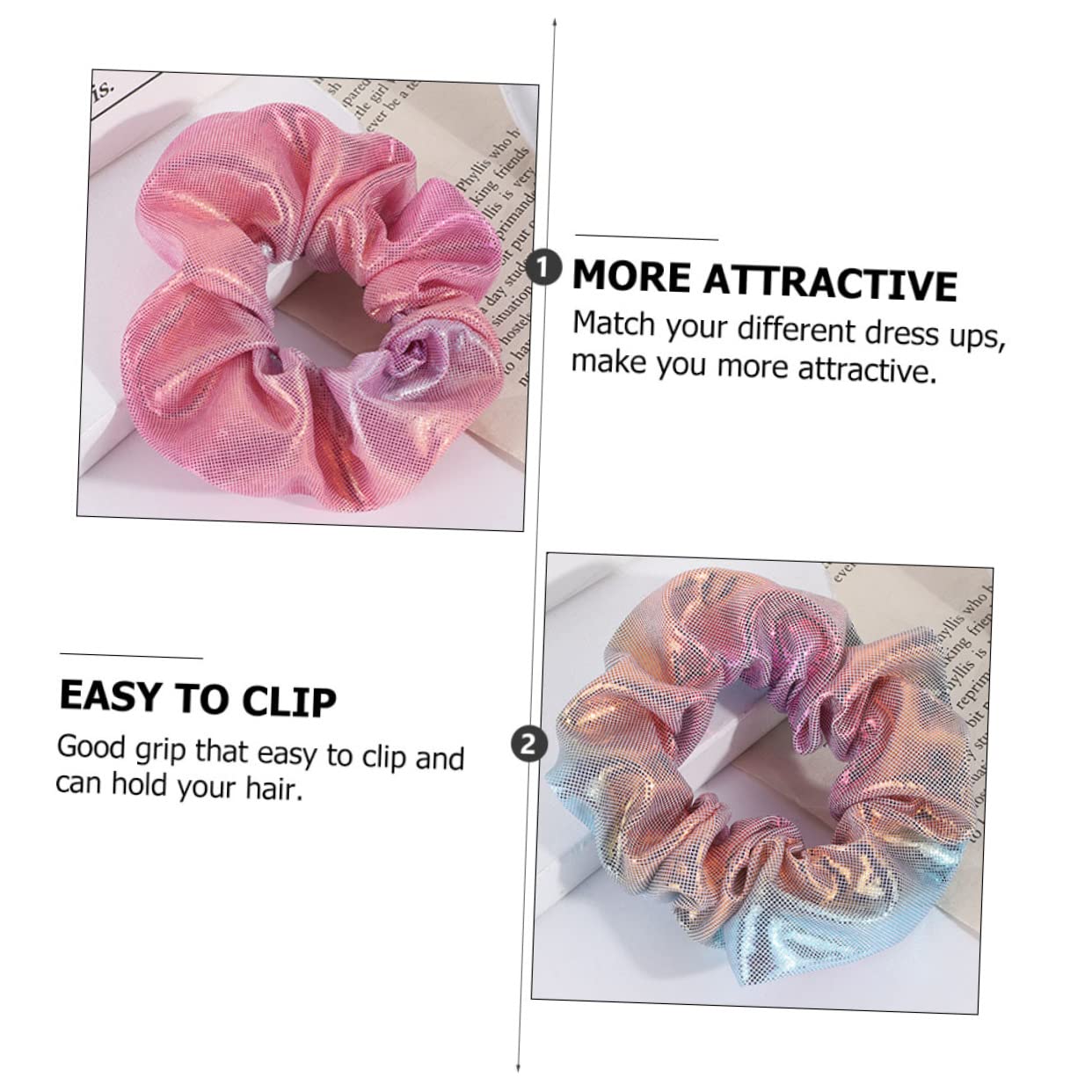 Didiseaon 54piezas De Cabello Para Mujer Accesorios De Pelo Coloridos Diseño De Banda Elástica Para Coletas y