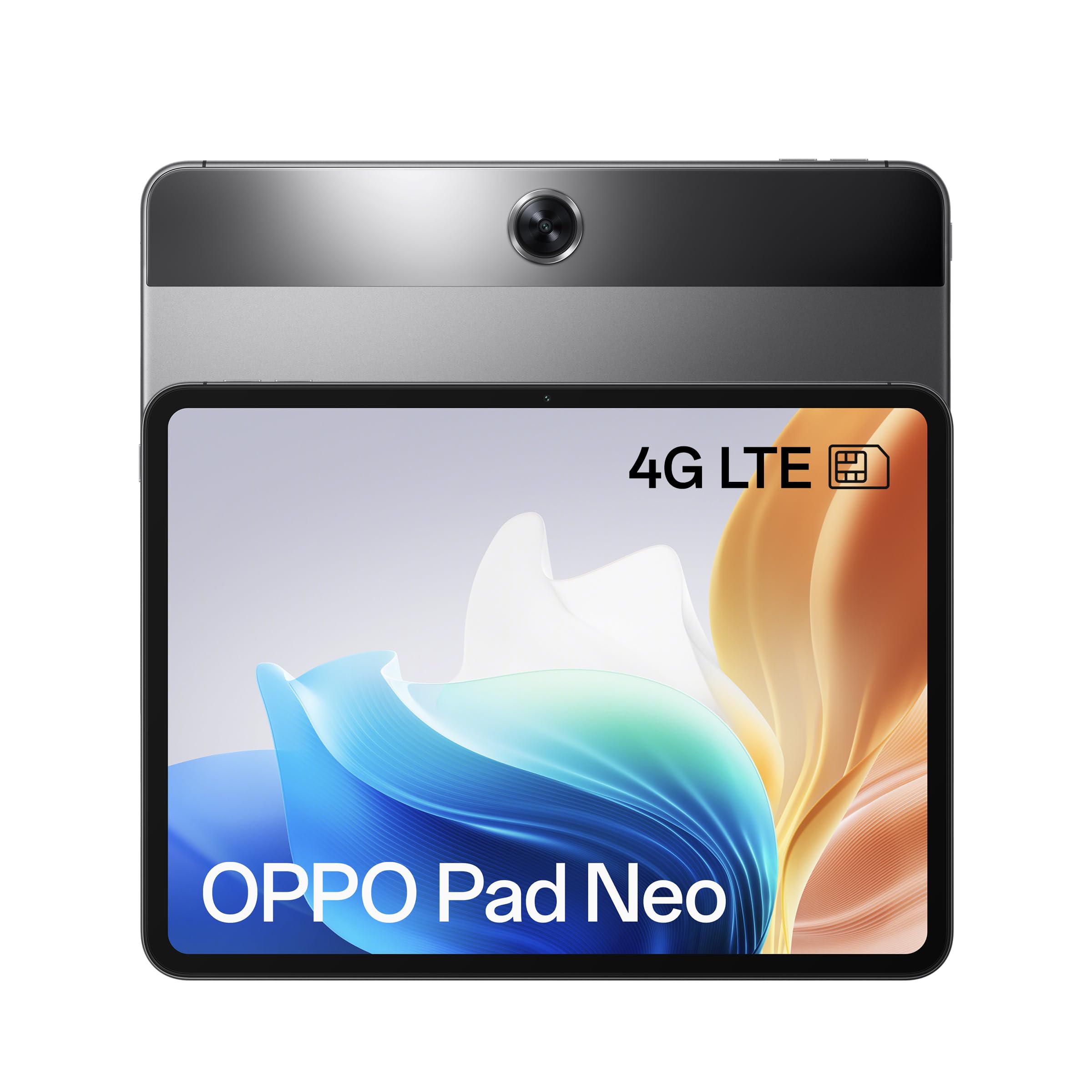 OPPO Pad Neo LTE+Wifi Tablet, Display ReadFit 11.4” 90HZ LCD 2.4K, 8000mAh, RAM 16GB (8+8)+ROM 128GB (Esp1TB), Fotocamera 8MP, Selfie 8MP, [Versione Italiana], Space Grey