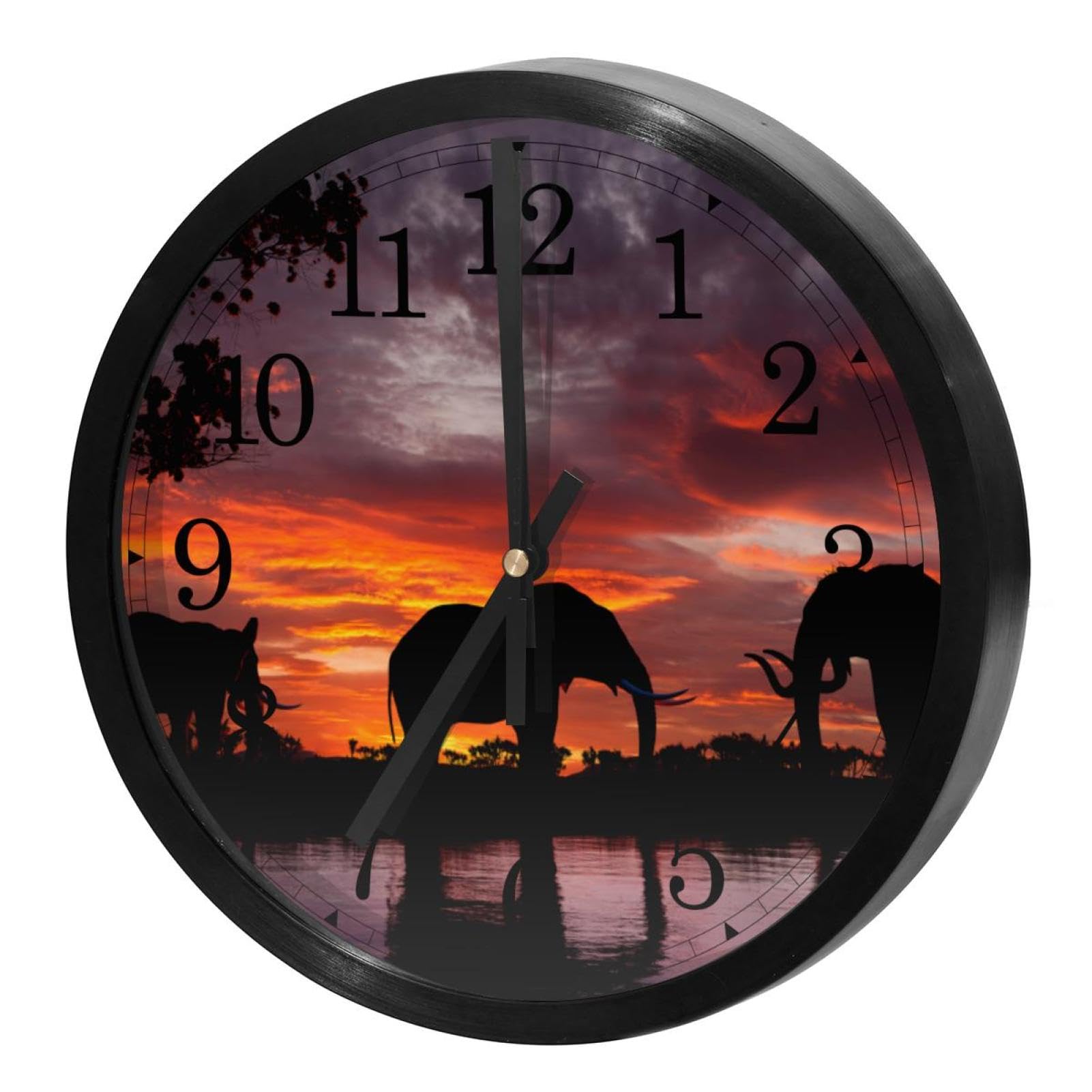 Horloge murale silencieuse pour retrouver le sommeil sans bruit de tic-tac