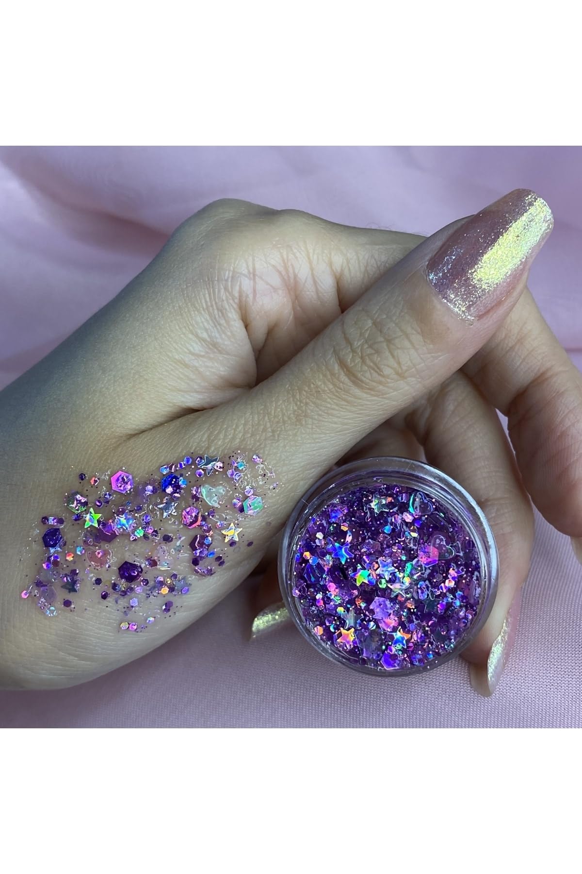 Hb Tasarım Glitter Jel Far Parıltı Sim -No:44