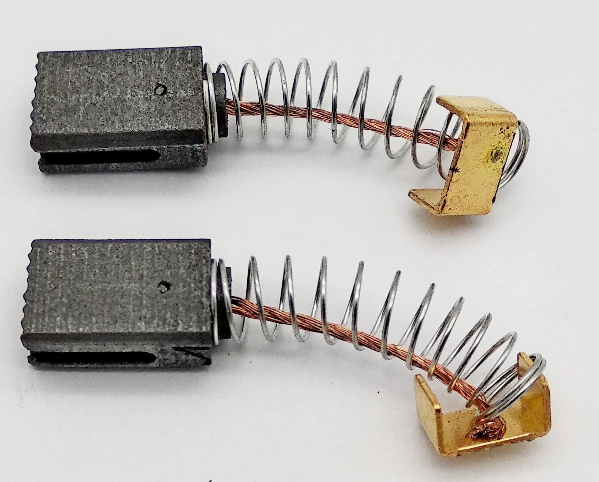 Spazzole Carbone Per Einhell TC-AG 125/115 - 6.3x8x13.5mm, Con Molle - Foto 5