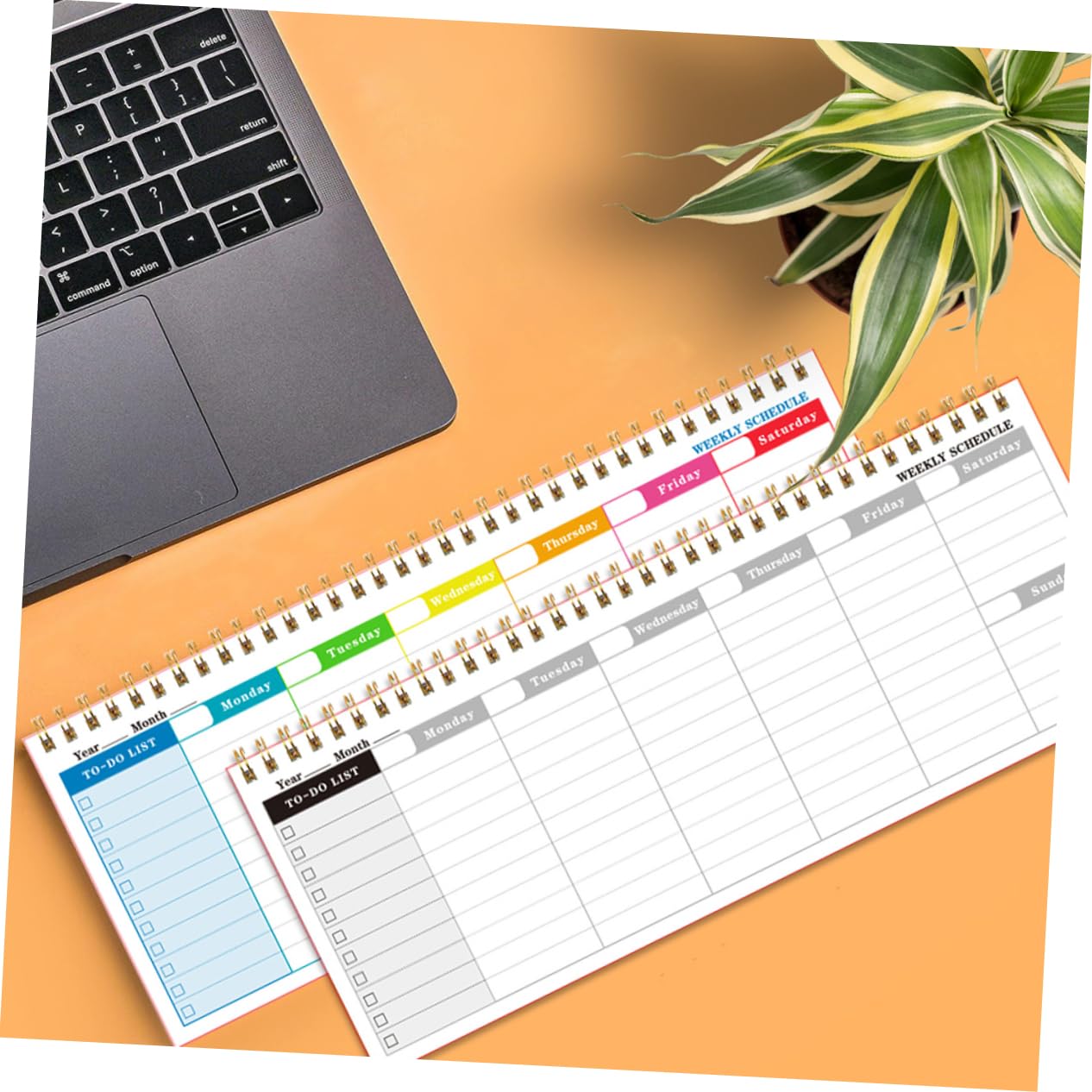 Planner Pezzi 2025 Rilegatura a Spirale, Carta di Qualità e Design Leggero per Uso Quotidiano e Ufficio, Diario di Scrittura Confortevole
