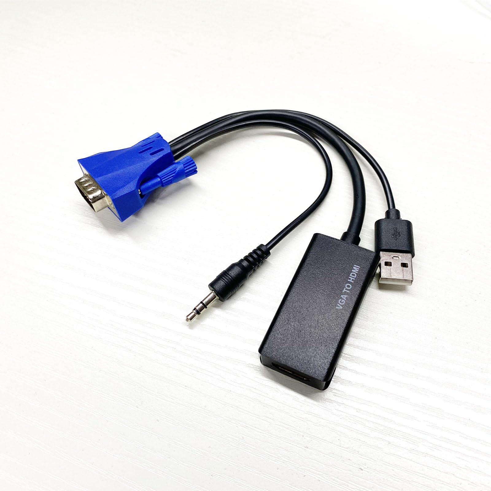 MT-VIKI Adaptateur VGA vers HDMI 1080p avec audio convertisseur pour PC