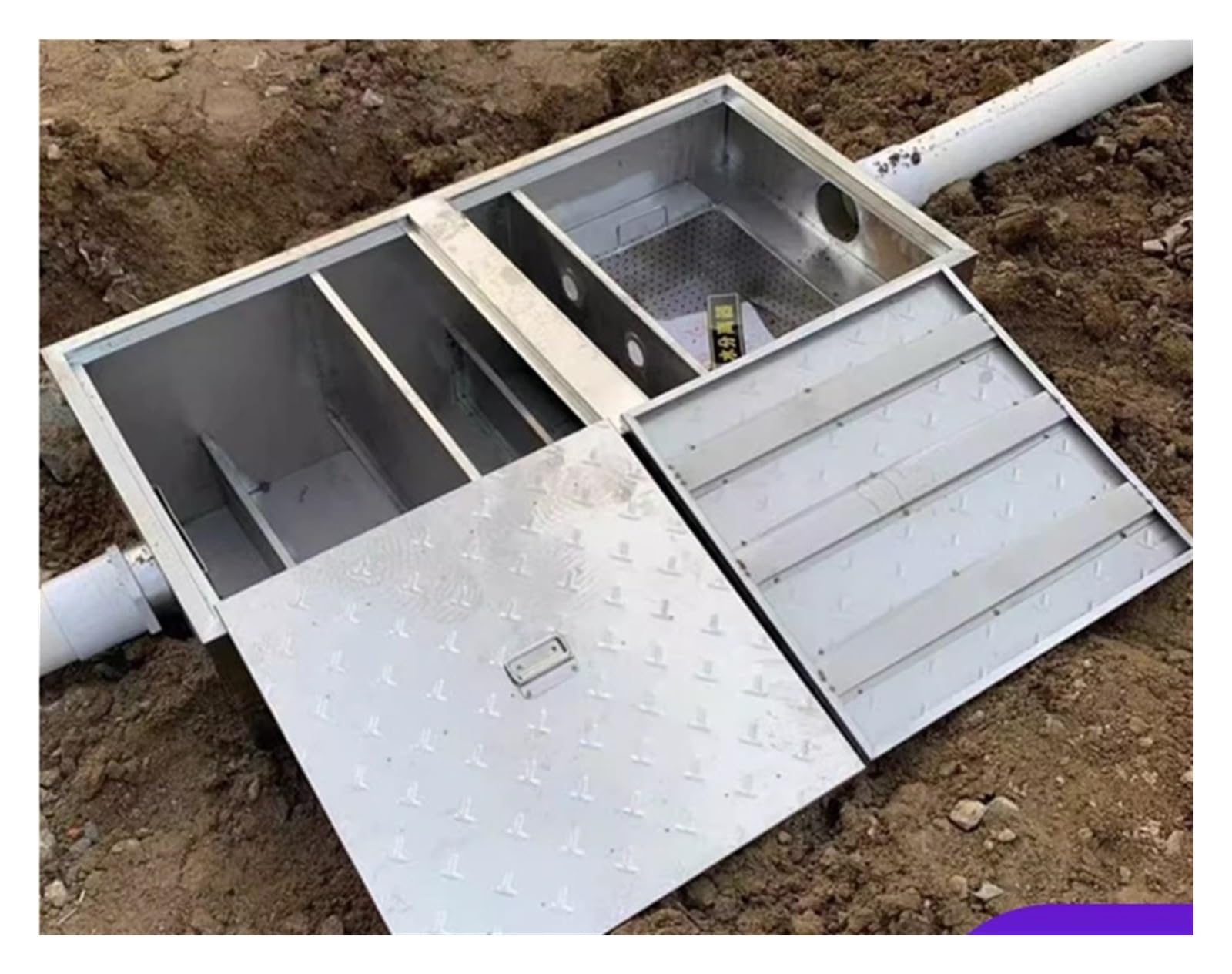 Dissabbiatore Per Grasso In Acciaio Inox Con Spegnimento Automatico – 35x20x20 Cm, Ideale Per Ristoranti, Cucine E Fabbriche