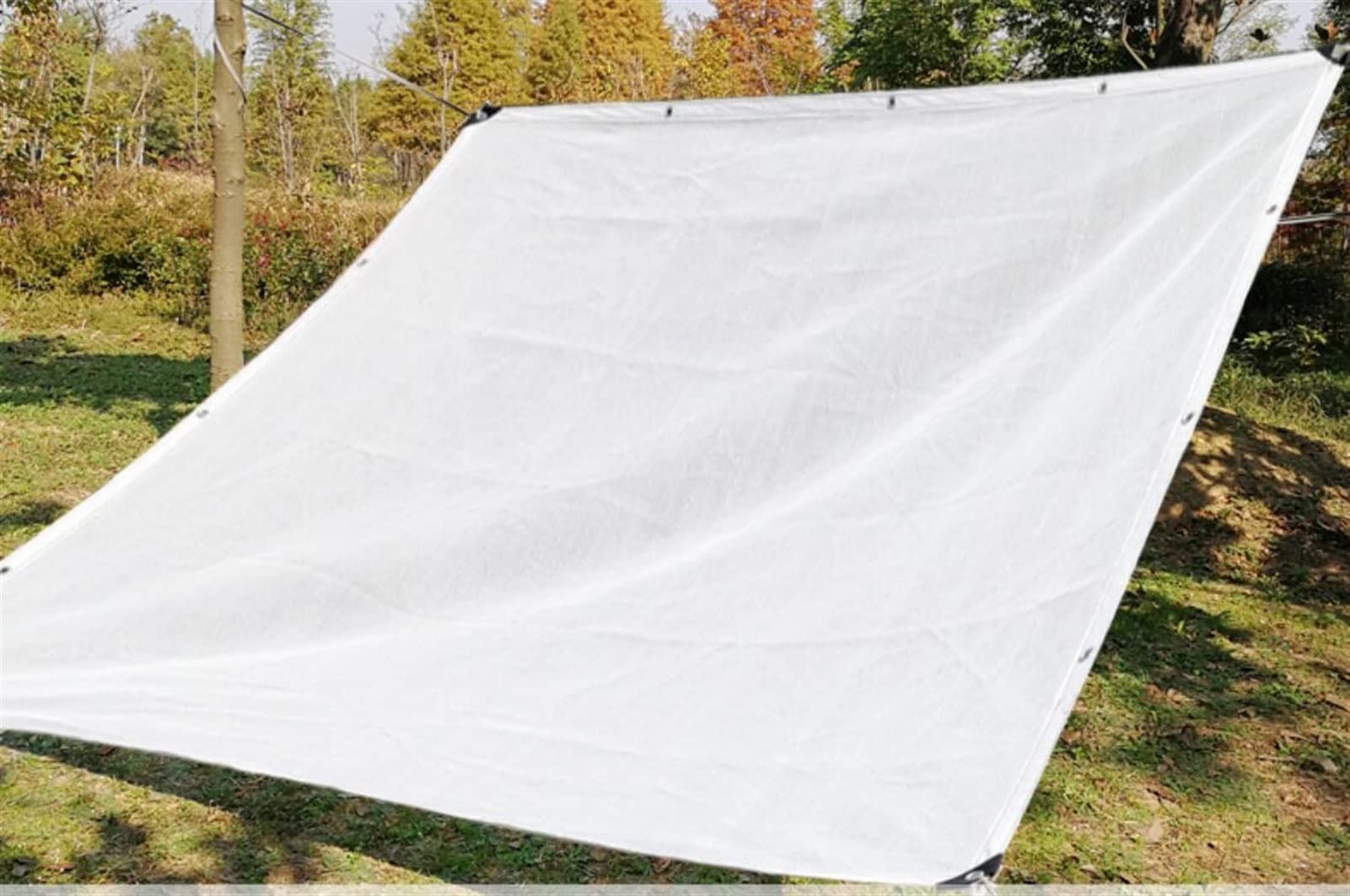 Kesfitt Telo Parasole 70% 3x3m – Rete HDPE Con Occhielli In Rame Per Giardino, Pergole E Piante - 2
