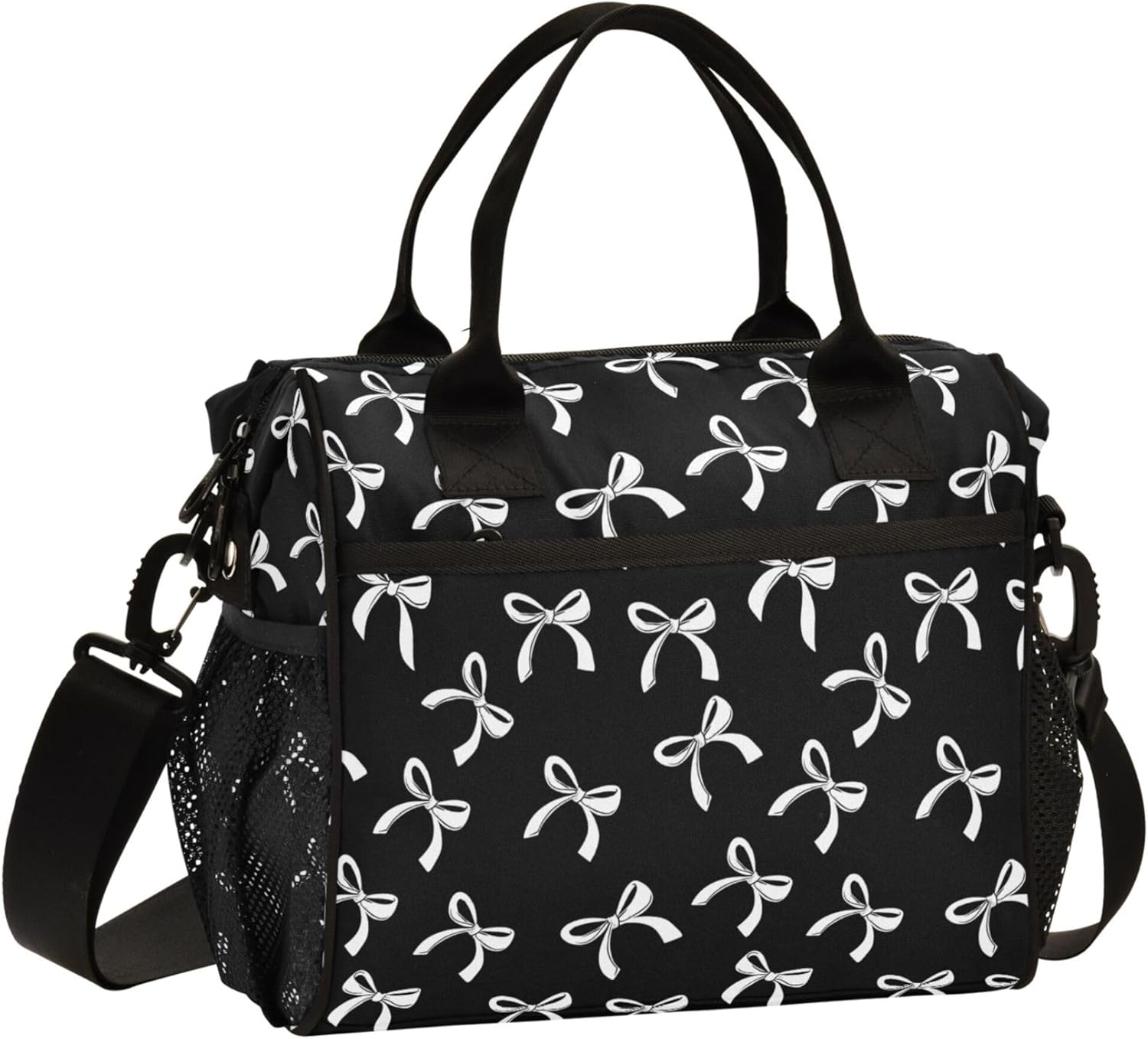 Wamika Lunch Bag For Women Men, Sage Green Leaves Flower Insulated Womens Lunch Bag For Work Lunch Box for Girls Boys Reusable Lunch Tote Bag for Picnic Travel School