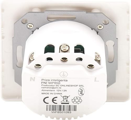 Miniatura 7 de Intelligent Socket PNI SmartHome WP850 WiFi, montaje enterrado, control de Internet, aplicación inteligente Tuya especial