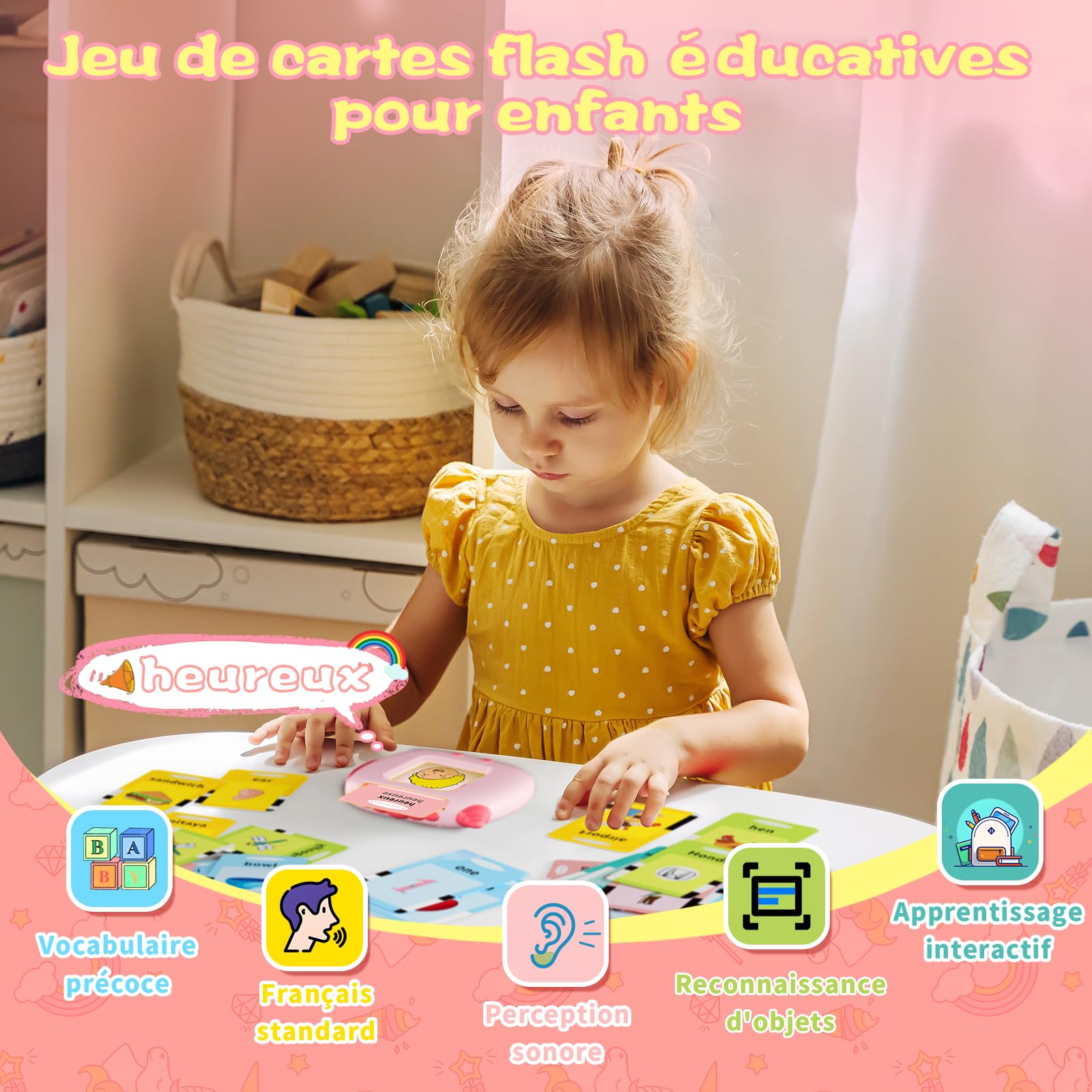 SURPN Carte Flash Apprendimento Per Bambini Piccoli 1 2 3 4 5 6 Anni 112 Fogli 224 Fogli Giocattolo Educativo