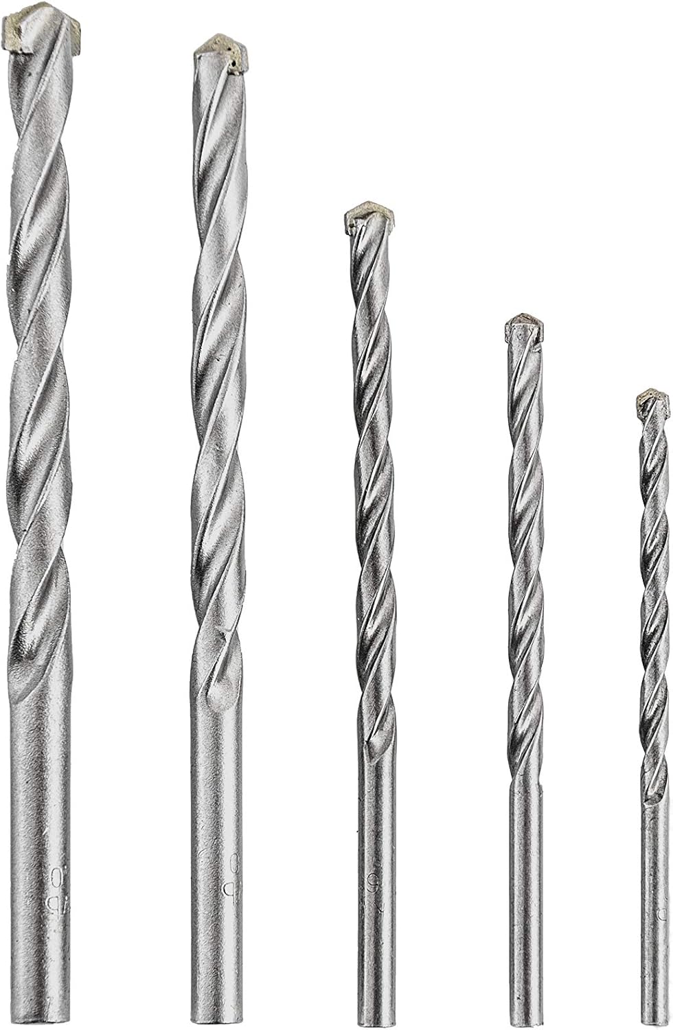 Original Einhell 15-Piece Drill Bit Set (Hammer Drill Accessories, Includes 5x Drill Bits for Wood, 5x Carbide Drills for Concrete, 5x HSS Drills for Steel)