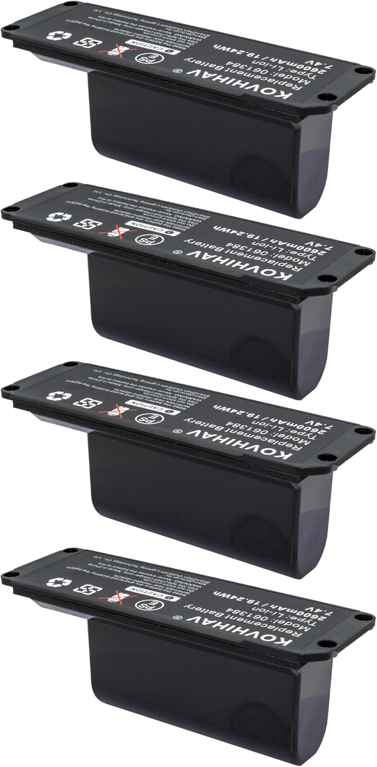 4 Pack Bose Soundlink Mini Battery Compatible with 061384 7.4V Li-ion 2600mAh