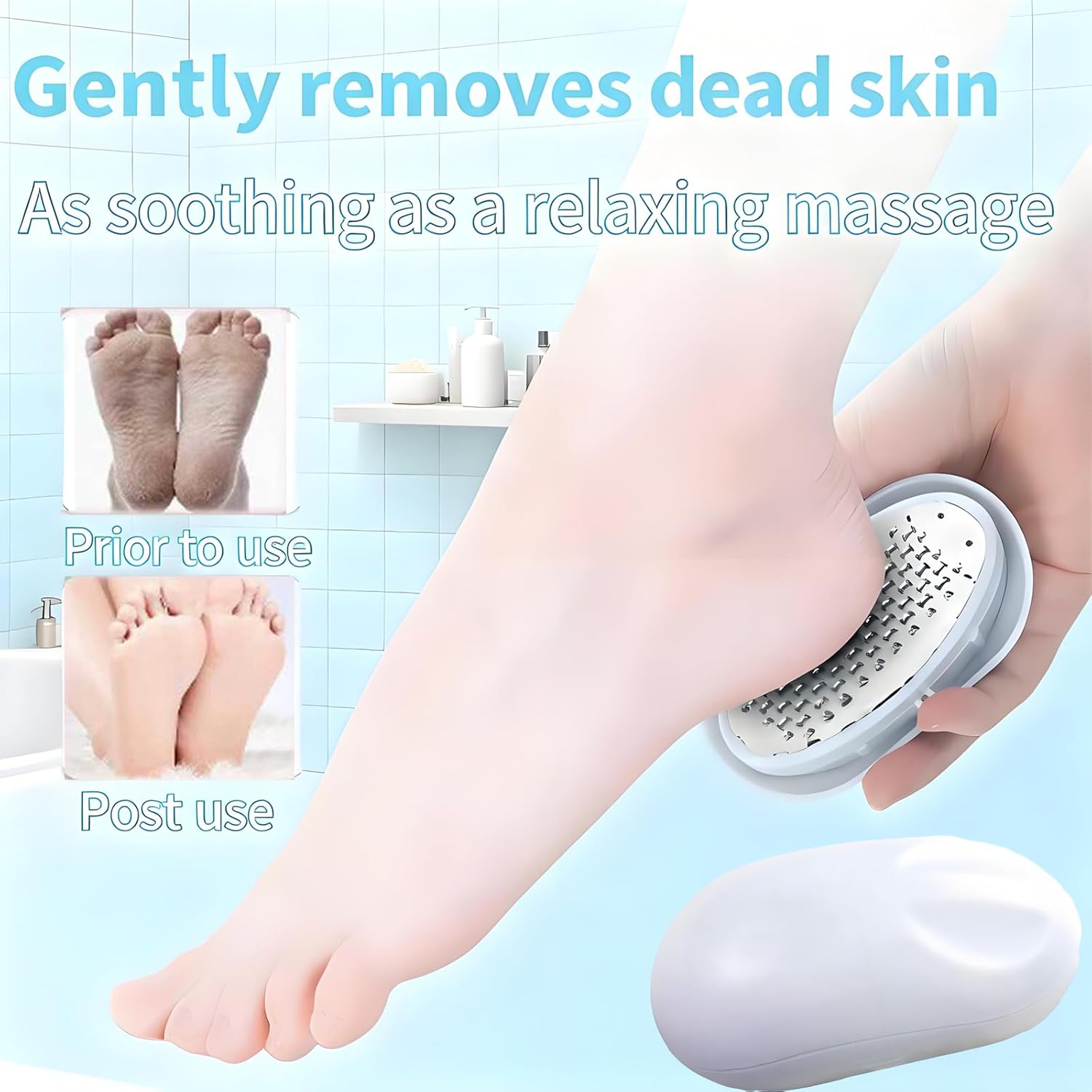 Foot Dead Skin Remover, Heal Scraper for Feet, Heel Callus Care Shaver for Removing Dead Skin,Calluses on The Heel of The Toot